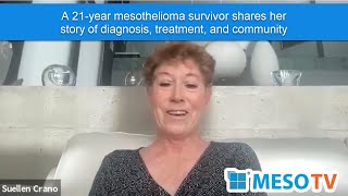 MesoTV  A 21year mesothelioma survivor shares her story of diagnosis treatment and community [upl. by Suoirrad]