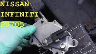 Nissan And Infiniti Neutral Safety Switch Replacement  Inhibitor Switch Replacement P0705 [upl. by Jerusalem617]