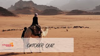 Quiz des Monats Oktober  Jordanien  Schumann Reisen [upl. by Akalam66]