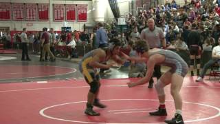 152lbs Isiah Williams Taconic vs Anthony Ostrander Triton 2 24 17 [upl. by Yulma]