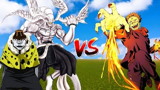 JOGO and Mahoraga Vs Sukuna 15 Fingers [upl. by Cati308]