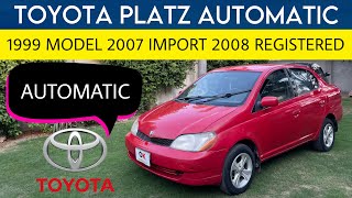 Toyota Platz Automatic Model 19990708  For sale  low budget cars For Sale cars okwheels car [upl. by Jarin]