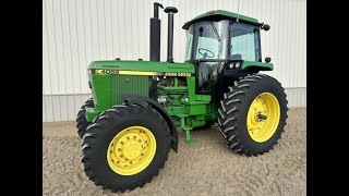 Crazy Low Hour John Deere 4055 and 7510 Tractors Selling on April 29 Auction in Berlin WI [upl. by Belda]