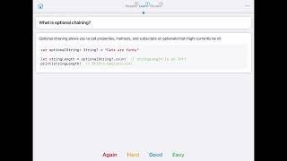 Swift What is optional chaining [upl. by Hertz258]