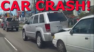 Rear End Car Crash in Metro Vancouver BC Canada Dash Cam [upl. by Jeremiah]