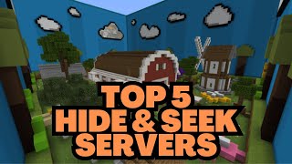 Top 5 Minecraft Hide and Seek Servers [upl. by Zaccaria]