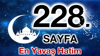 Kuran 228 sayfa  Hud Suresi 9 sayfa  yavaş okuyuş 12 cüz 228 sayfa  ok takipli 228 sayfa [upl. by Roth214]