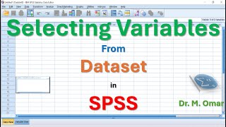 Selecting Variables from Dataset in SPSS [upl. by Yadroc970]