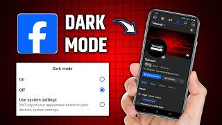 How to Enable Dark Mode In Facebook Account amp Facebook Page  Facebook Dark Theme [upl. by Pierrepont]