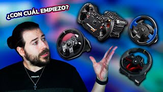 ¿Cuál es el MEJOR VOLANTE para empezar en SIMRACING [upl. by Delcina]