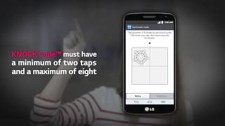 LG Knock Code showed on LG G2 Mini [upl. by Atnamas765]