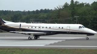 RVR Aviation Charter Jet Embraer ERJ135 Takeoff MHT [upl. by Methuselah]