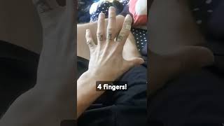 4 fingersWTH fingermagictrick finger fingerfun viralshort remix csr2guy45 [upl. by Raynard579]