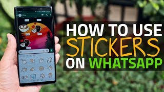 WhatsApp Stickers How to Download and Send [upl. by Kcoj234]