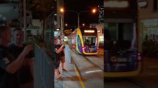 Gold Coast Trams  Surfers Paradise Australia [upl. by Reinald]