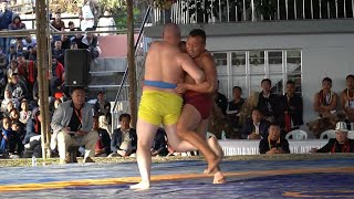 QF  KADYR Kelsinbekov Kyrgyzstanđź‡°đź‡¬ đź†š Medosatuo paĂĽnuo  Hornbill Naga wrestling 2023 [upl. by Oileduab]