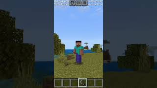 Spawning Herobrine minecraft herobrine minecraftpe minecraftmemes mcpe minecraftshorts shorts [upl. by Gross]