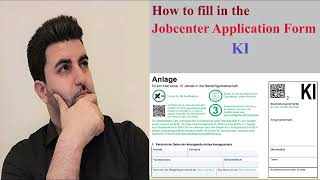 How to fill in the Jobcenter Application Form KI [upl. by Ziladnerb478]