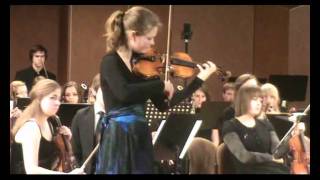 Piotr Czajkowski concerto Ddur op35 cz 1  Magdalena Lubocka [upl. by Zela285]