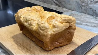 Cloud Bread Loaf  Low Carb Gluten Free [upl. by Humble]