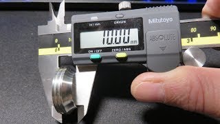 MITUTOYO Absolute AOS Digimatic Caliper  Unboxing EN amp Tests FR [upl. by Cahn]