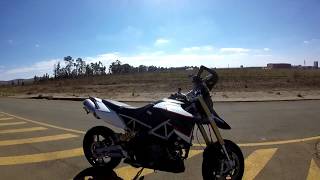 Learning to Wheelie the Aprilia 1200 Dorsoduro [upl. by Davie]