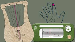 TUTORIAL Easy Lyre Playing Learn with Interactive Tablatures [upl. by Witty]