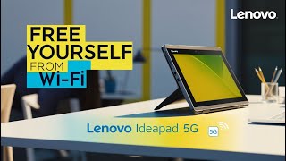 Lenovo IdeaPad 5G Laptop Say Goodbye to WiFi Limitations [upl. by Jedthus]