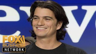 WeWorks Adam Neumann to step down as CEO [upl. by Adnamor537]