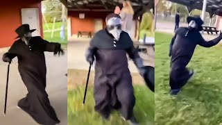 Plague Doctor Dance Meme Tik Tok  Bemax  Black [upl. by Eelam767]