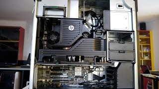 Monster PC HP Z620 Workstation inside Dual CPU [upl. by Eolc]