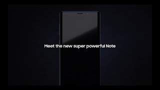 Samsung Galaxy Note9 Official Introduction [upl. by Hefter]