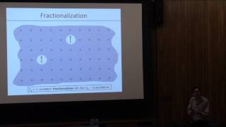 Prof Nick Bonesteel quotTopological Quantum Computationquot Lecture 1 of 3 [upl. by Aryamo954]