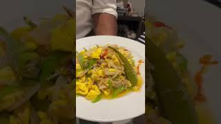 Jamaica Ackee￼ With okra and salt fish￼ Vegetable￼ Some of the world top chef is cooking shorts [upl. by Ayot]