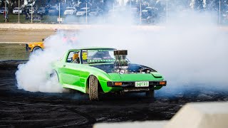 CMS Annual Burnout Competition and Freestyle Motocross Show  4K [upl. by Finstad126]