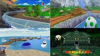 Mario Kart Wii  Retro Rewind 60  DS Mushroom Cup 150cc  Walkthrough [upl. by Anaibib]