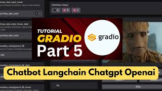 Chatbot Langchain Chatgpt Openai  Generative AI project  Hugging face React GPT  Gradio openai [upl. by Virgin866]