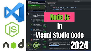 install Nodejs in VS Code on Windows 10  11 nodejs npm vscode [upl. by Anik]