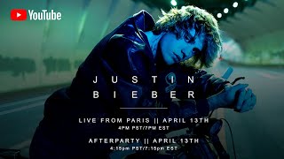 Justin Bieber  Live from Paris Livestream [upl. by Herstein776]