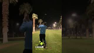 Caddie Dale Vallely makes ace from 162 yards during caddie outing [upl. by Marsha564]