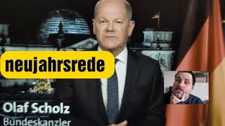 Berlin Bundeskanzler Olaf Schulz mit der neujahrsrede  berlin OlafScholz Neujahr [upl. by Anawed]