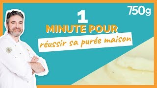 1 min pour Réussir sa purée maison  750g [upl. by Wootten]