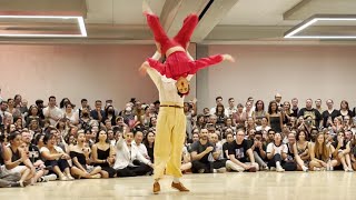 Open Lindy Hop Dance Final SIDE VIEW  Camp Hollywood 2024 [upl. by Leonelle]