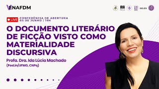 1  O documento literário de Ficção visto como materialidade Discursiva [upl. by Nalyt]