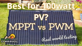 MPPT vs PWM for 100watt Small Solar Panels Which Is Best [upl. by Ahsenac908]