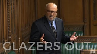 Galloway Goes quotGlazers Outquot on the floor of Parliament [upl. by Cal]