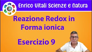 Bilanciamento reazione redox in forma ionicaMetodo schematico Esempio 9 [upl. by Hsirt]