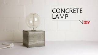 DIY  Lampe aus Beton  FREE TEMPLATE [upl. by Sparkie]