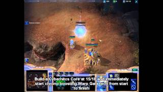 StarCraft 2 HD How To Korean 4 Warpgate All In [upl. by Saxe61]