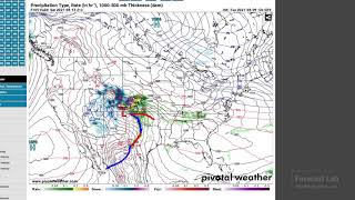 Tue 3921  National weather forecast  Spring system 2  Upper air amp frontal waves [upl. by Yekram]